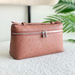 Loro Piana Pouch L19 Peach Ostrich