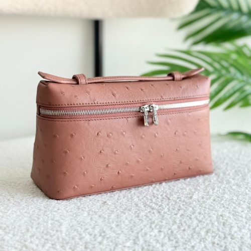 Loro Piana Pouch L19 Peach Ostrich