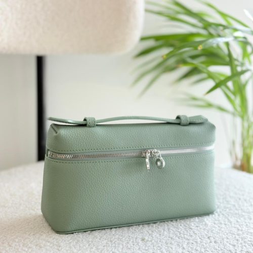 Loro Piana Pouch L19 Green Leaf Calfskin