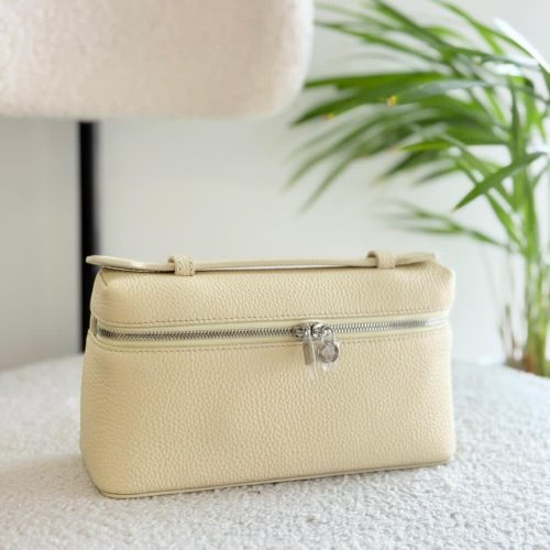 Loro Piana Pouch L19 Light Beige Calfskin