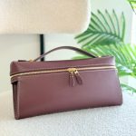 Loro Piana Clutch L29 Oxblood Calfskin