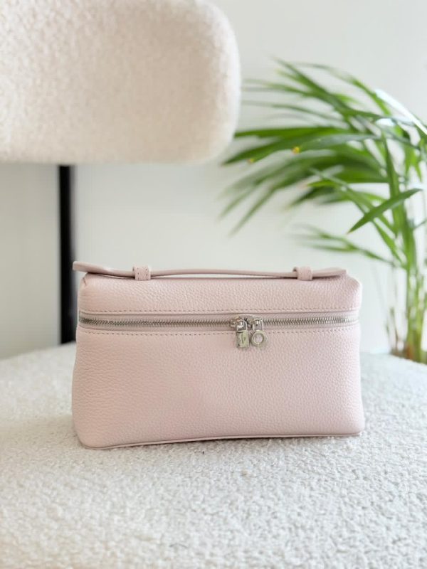 Loro Piana Pouch L19 Soft Pink Calfskin