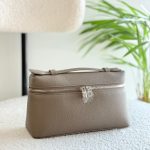 Loro Piana Pouch L19 Warm Mastic Calfskin