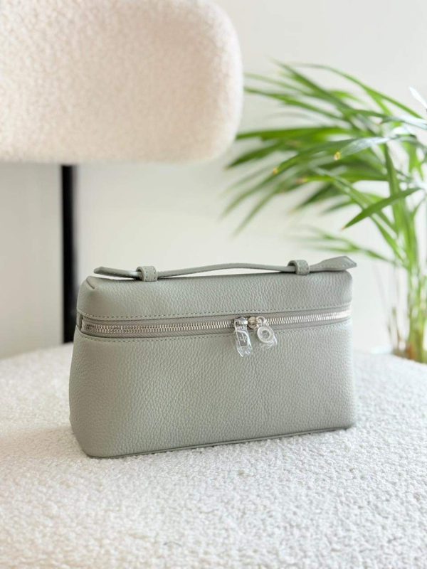 Loro Piana Pouch L19 Eucalyptus Green