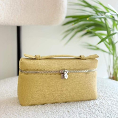 Loro Piana Pouch L19 Yellow Calfskin