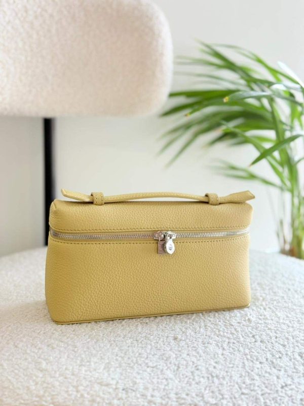 Loro Piana Pouch L19 Yellow Calfskin