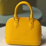 Louis Vuitton Alma BB Bright Yellow Epi Leather Handbag