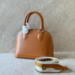 Louis Vuitton Alma BB Honey Gold Epi leather Handbag