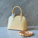 Louis Vuitton Alma BB Light Yellow Epi leather Handbag