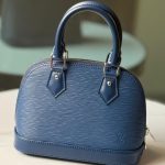 Louis Vuitton Alma BB Denim Blue Epi Leather Handbags