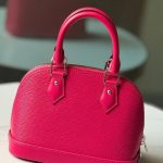 Louis Vuitton Alma BB Pink Epi Grained Leather Handbags