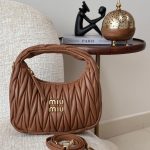 Miu Miu Wander Bag Mini Caramel Brown