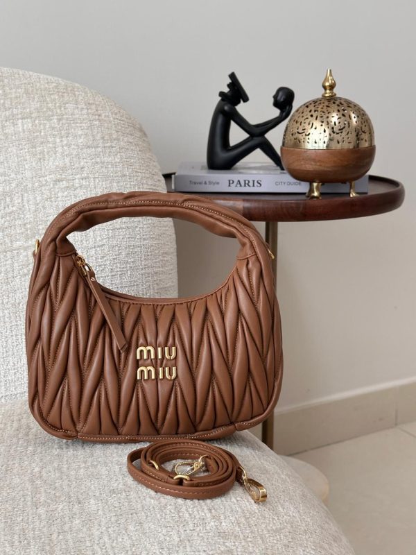 Miu Miu Wander Bag Mini Caramel Brown