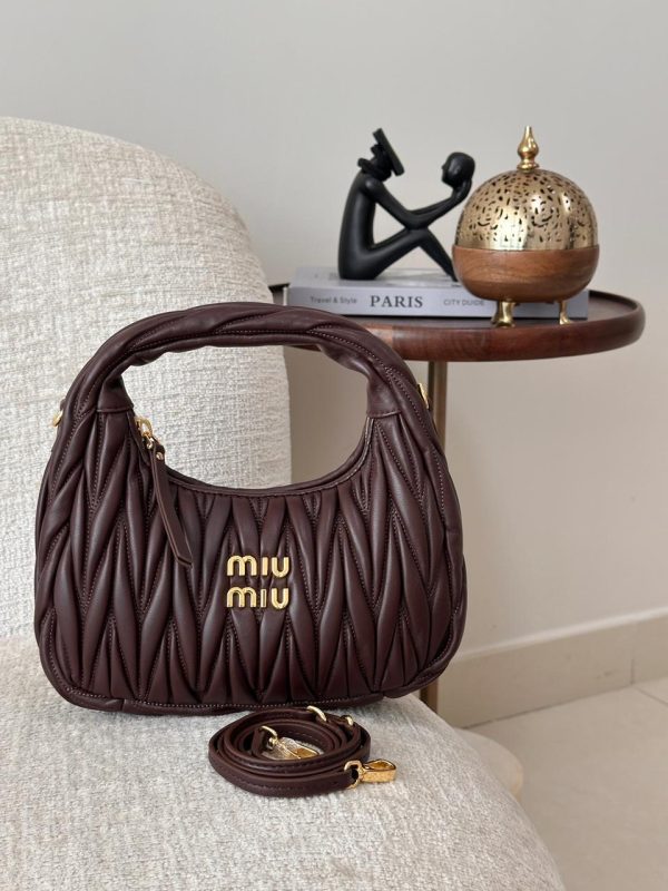 Miu Miu Wander Bag Mini Dark Brown