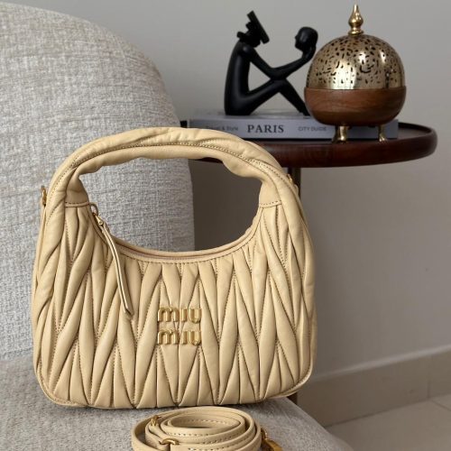 Miu Miu Wander Bag Mini Light Beige