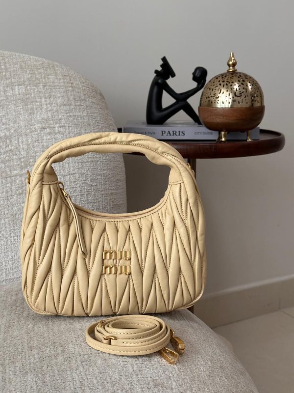 Miu Miu Wander Bag Mini Light Beige