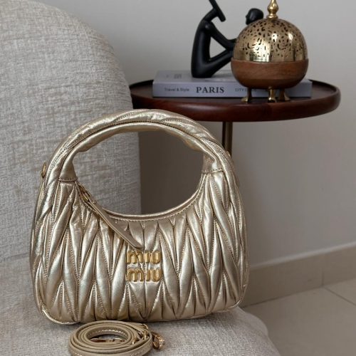 Miu Miu Wander Bag Mini Light Gold