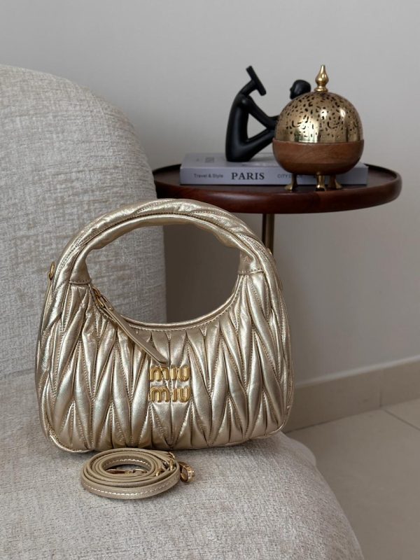 Miu Miu Wander Bag Mini Light Gold