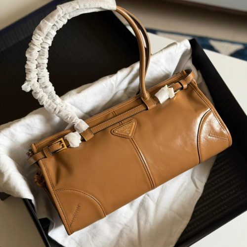 Prada Shoulder Bag Bonnie Medium Brown