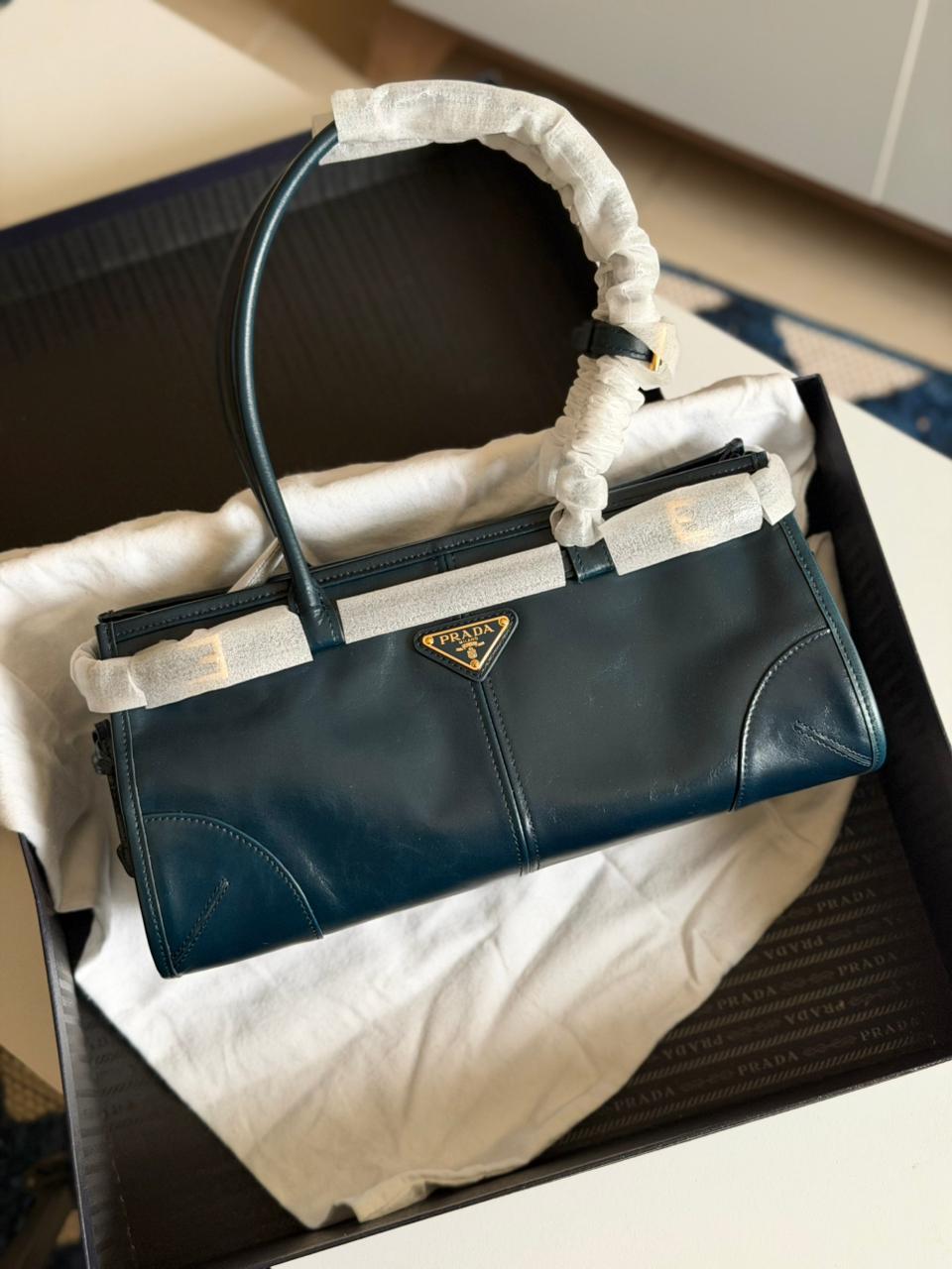 Prada Shoulder Bag Bonnie Dark Blue Prada Shoulder Bag Bonnie Dark Blue