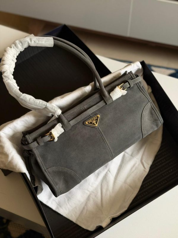 Prada Shoulder Bag Bonnie Medium Grey