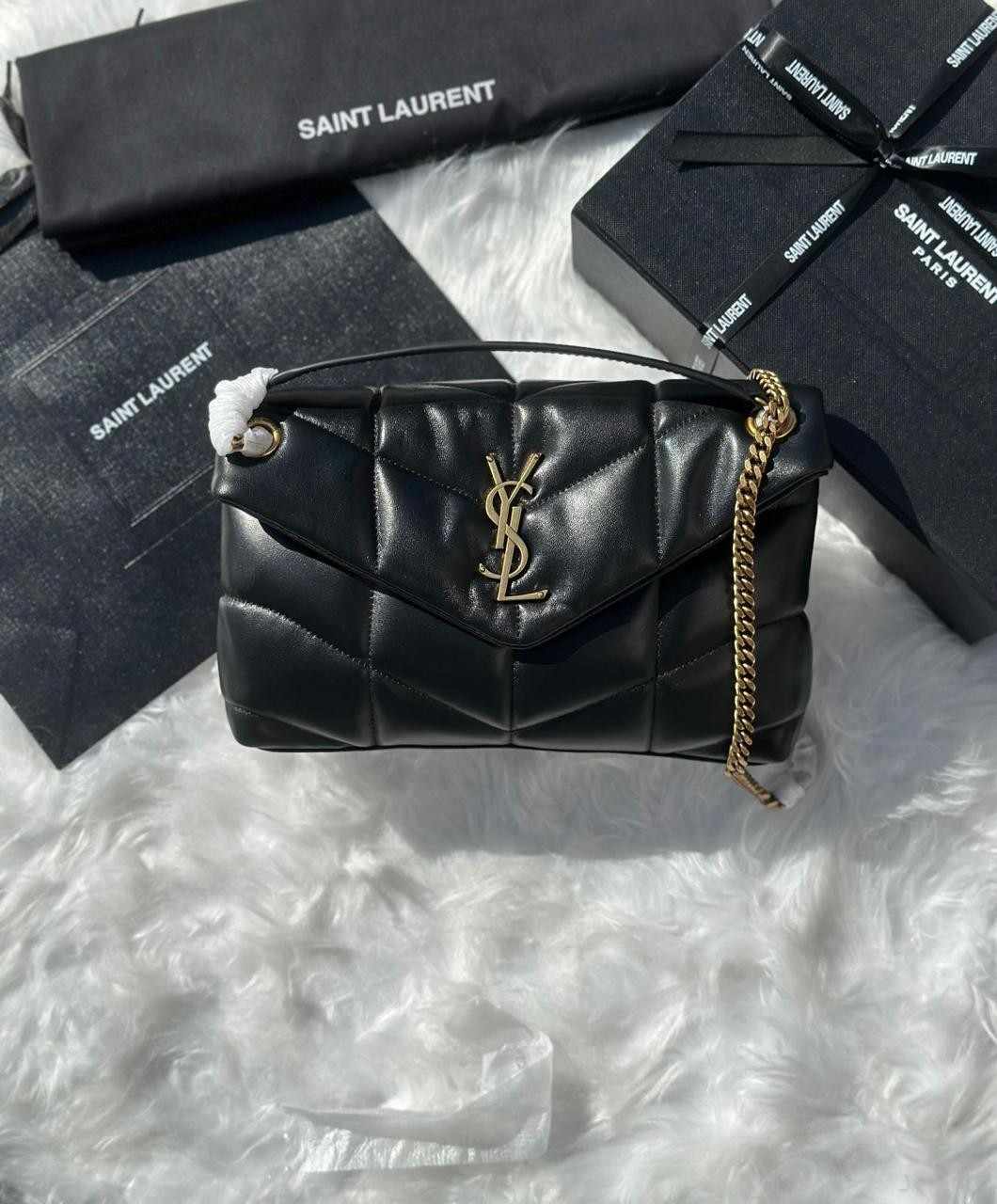 YSL Shoulder Bag Toy Puffer Black YSL Shoulder Bag Toy Puffer Black