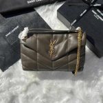 YSL Shoulder Bag Toy Puffer Light Musk