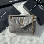 YSL Bag Toy Puffer Storm Grey
