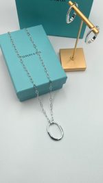 Tiffany & Co. Yellow Gold Lock Pendant Necklace - Image 3