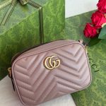 Gucci GG Marmont Small Camera Bag Pink Beige