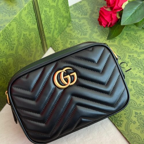 Gucci GG Marmont Small Camera Bag Black
