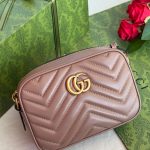 Gucci GG Marmont Camera Bag Pink Beige