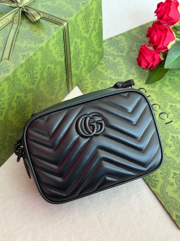 Gucci GG Marmont Mini Camera Bag Black