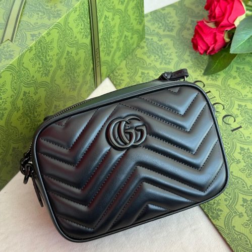Gucci GG Marmont Mini Camera Bag Black