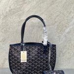Goyard Anjou Mini Tote Bag Navy