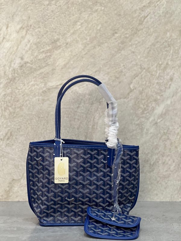 Goyard Anjou Mini Tote Bag Blue