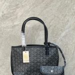 Goyard Anjou Mini Tote Bag Dark Grey