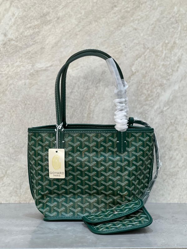 Goyard Anjou Mini Tote Bag Green