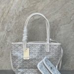 Goyard Anjou Mini Tote Bag White
