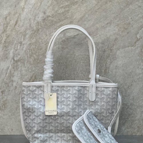 Goyard Anjou Mini Tote Bag White