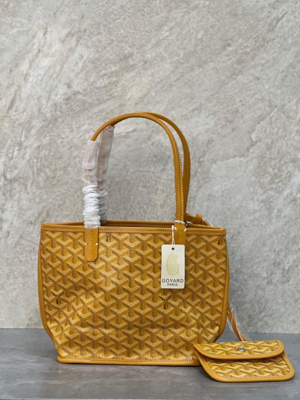 Goyard Anjou Mini Tote Bag Yellow
