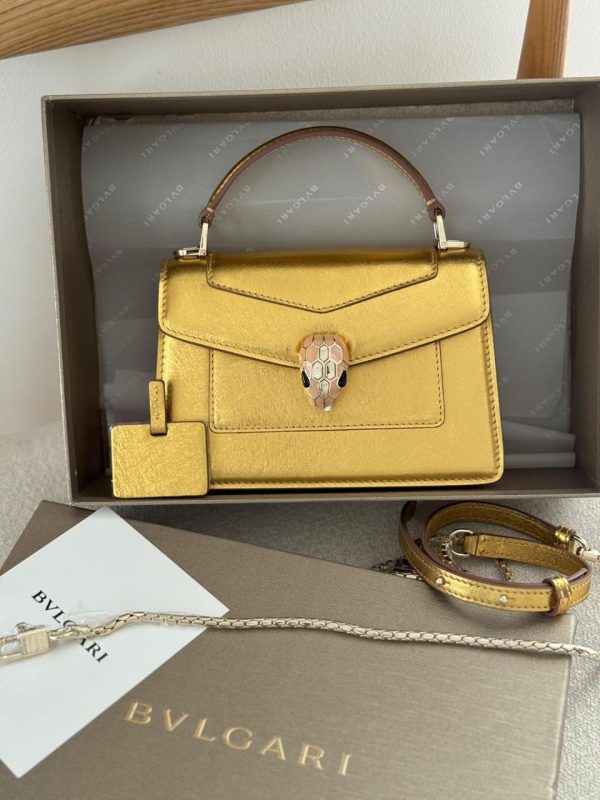 Bvlgari Serpenti Forever Bag Gold