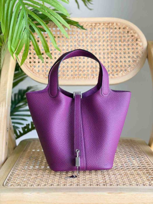 Hermes Picotin Lock 22 Purple