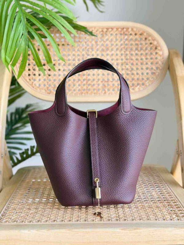 Hermes Picotin Lock 22 Bordeaux