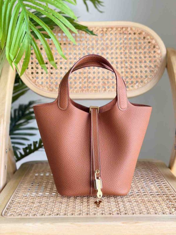 Hermes Picotin Lock 22 Brown