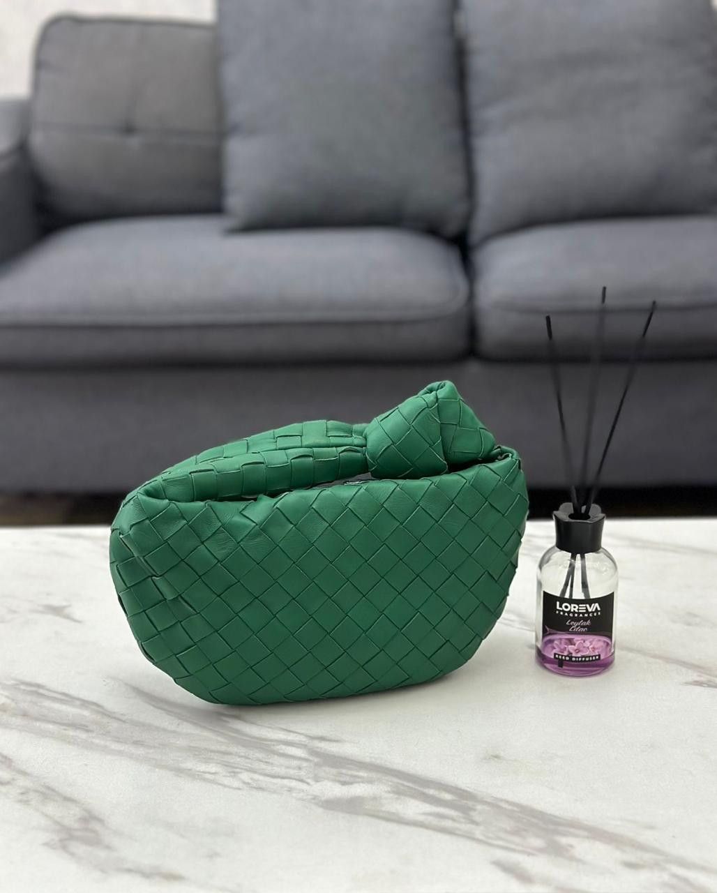 Bottega Veneta Mini Jodie Forest Green Bottega Veneta Mini Jodie Forest Green
