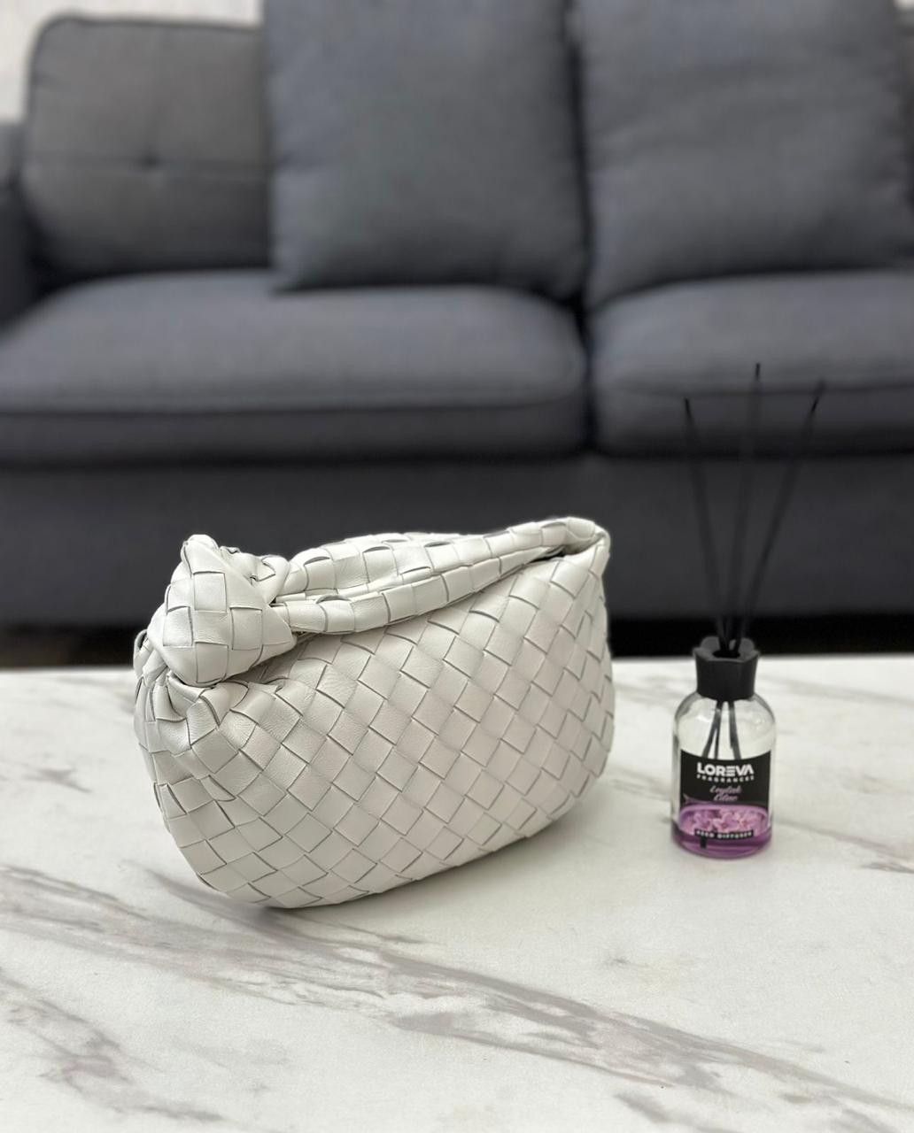 Bottega Veneta Mini Jodie White Bottega Veneta Mini Jodie White