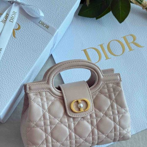 Dior Jolie Mini Bag Powder Pink Lambskin