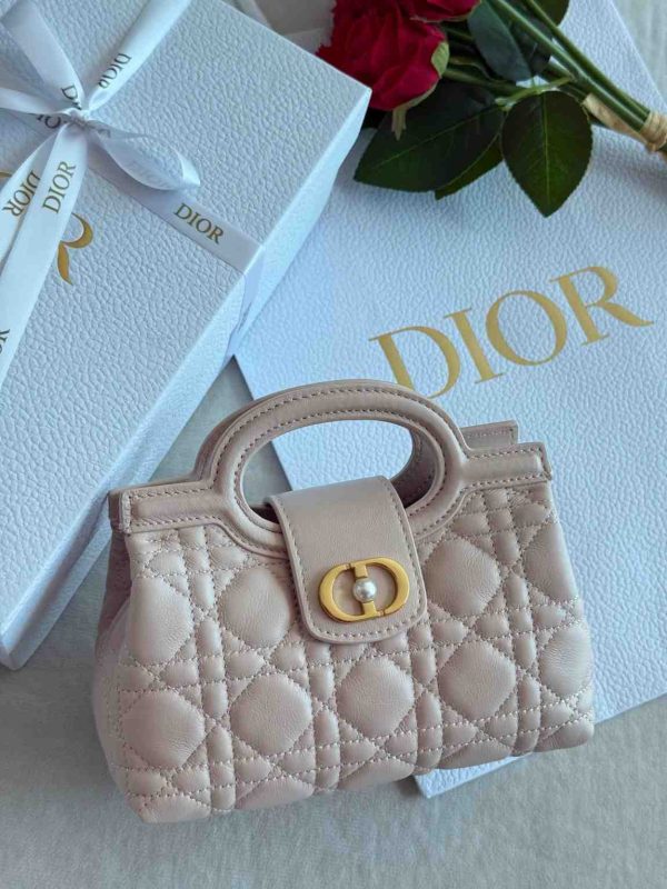 Dior Jolie Mini Bag Powder Pink Lambskin