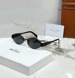 Celine Triomphe Metal 02 Graphic Frame Sunglasses - Image 3